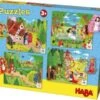 Haba Puzzles 4 X 15 Teile Märchenland