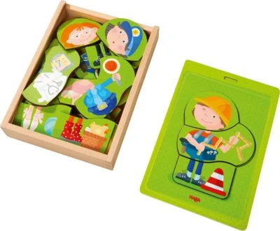 HABA 304641 Holzpuzzle Bunter Berufe-Mix 2 HABA 304641 Holzpuzzle Bunter Berufe-Mix – Bild 2
