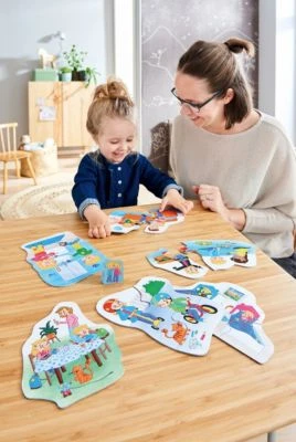 HABA 305235 6 Erste Puzzles - Mein Tag (Kinderpuzzle) 3 HABA 305235 6 Erste Puzzles - Mein Tag (Kinderpuzzle) – Bild 3