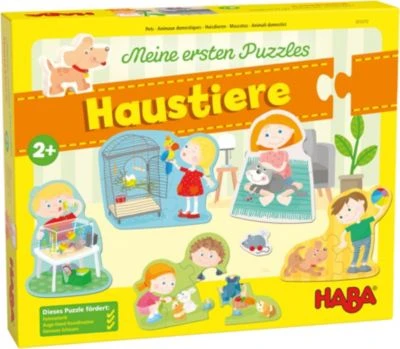 HABA 305470 Meine Ersten Puzzles Haustiere 1 HABA 305470 Meine Ersten Puzzles Haustiere
