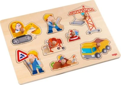 HABA 303697 Greifpuzzle Baustellen-Welt 1 HABA 303697 Greifpuzzle Baustellen-Welt