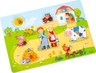 HABA 303769 Greifpuzzle Auf Dem Bauernhof 1 HABA 303769 Greifpuzzle Auf Dem Bauernhof
