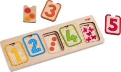 HABA 304587 Holzpuzzle Erste Zahlen