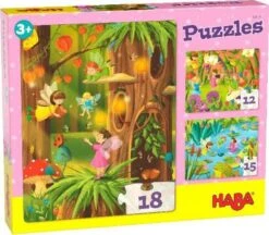 HABA 305197 Puzzles Glitzerndes Feenland