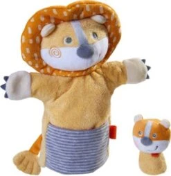 HABA 305756 Handpuppe Löwe Mit Baby