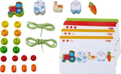 HABA 305780 Fädelspiel Bauernhof-Freunde 2 HABA 305780 Fädelspiel Bauernhof-Freunde – Bild 2
