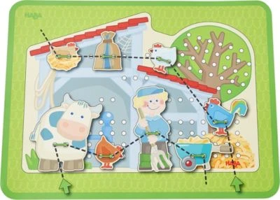 HABA 305289 Fädelspiel Bauernhof 3 HABA 305289 Fädelspiel Bauernhof – Bild 3