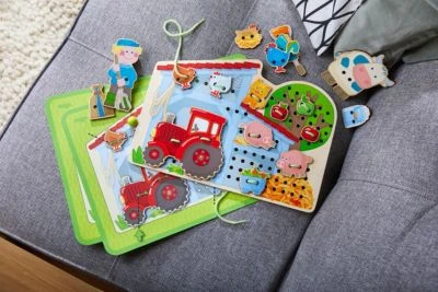 HABA 305289 Fädelspiel Bauernhof 6 HABA 305289 Fädelspiel Bauernhof – Bild 6