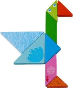 HABA 305777 Legespiel Bunter Tangram-Mix, 21-tlg. -Haba 18898594 03
