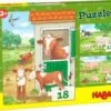 HABA 305884 Puzzles Bauernhoftierkinder - 12/15/18 Teile