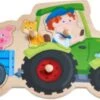 HABA 305550 Greifpuzzle Lustige Traktorfahrt, 6 Teile