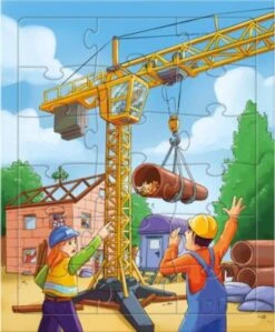 HABA 305883 Puzzles Baustellenfahrzeuge - 12/15/18 Teile -Haba 18898640 03