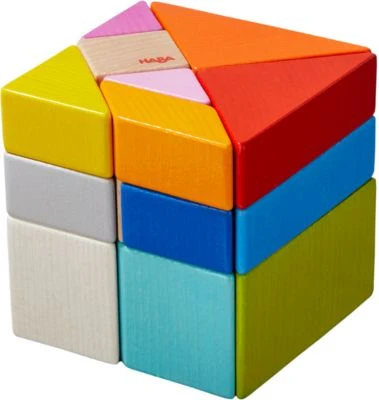 HABA 305778 3D-Legespiel Tangram-Würfel, 21-tlg. 2 HABA 305778 3D-Legespiel Tangram-Würfel, 21-tlg. – Bild 2