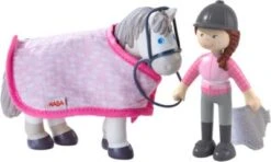 HABA 306168 Little Friends – Reiterin Sanya Und Pferd Saphira -Haba 18907007 03