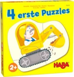 HABA 306181 4 Erste Puzzles – Baustelle