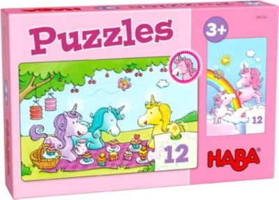HABA 306164 Puzzles Einhorn Glitzerglück – Rosalie & Friends 1 HABA 306164 Puzzles Einhorn Glitzerglück – Rosalie & Friends