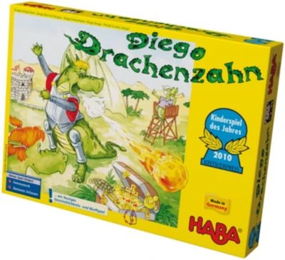 KINDERSPIEL DES JAHRES 2010 - HABA 4319 Diego Drachenzahn