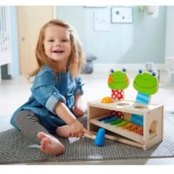 HABA 304271 Klang-Klopfbank Froschkonzert -Haba 24094422 04