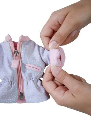 HABA 306547 Kleiderset Pünktchen-Parka, 32 Cm 3 HABA 306547 Kleiderset Pünktchen-Parka, 32 Cm – Bild 3