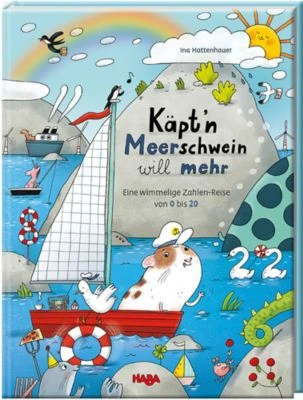 HABA 306724 Käpt’n Meerschwein Will Mehr! – Eine Wimmelige Zahlen-Reise Von 0 Bis 20 1 HABA 306724 Käpt’n Meerschwein Will Mehr! – Eine Wimmelige Zahlen-Reise Von 0 Bis 20