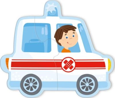 HABA 306525 Meine Ersten Puzzles – Einsatzfahrzeuge 2 HABA 306525 Meine Ersten Puzzles – Einsatzfahrzeuge – Bild 2