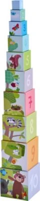 HABA 306546 Stapelwürfel Waldfreunde