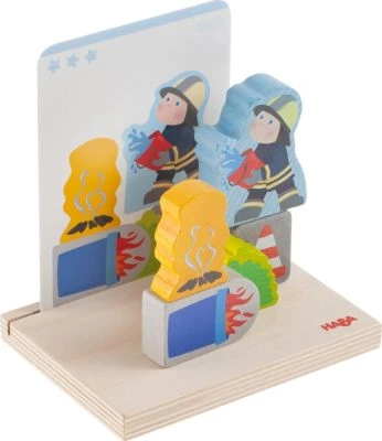 HABA 306706 Stapelspielzeug Feuerwehr 4 HABA 306706 Stapelspielzeug Feuerwehr – Bild 4