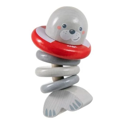 HABA 306691 Klapperfigur Robbe 1 HABA 306691 Klapperfigur Robbe