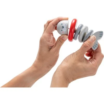 HABA 306691 Klapperfigur Robbe 2 HABA 306691 Klapperfigur Robbe – Bild 2