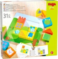 HABA 306292 Legespiel Tierisch Quadratisch
