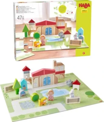 Haba Puzzle Spielwelt Landleben, 47 Teile 1 Haba Puzzle Spielwelt Landleben, 47 Teile