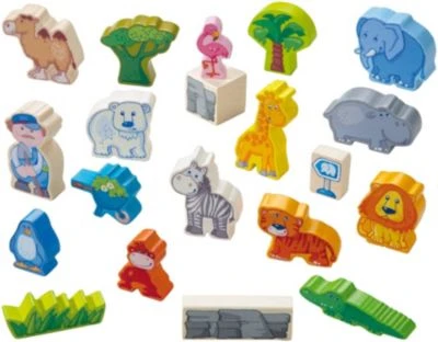HABA 7633 Großes Spielset Zoo 2 HABA 7633 Großes Spielset Zoo – Bild 2
