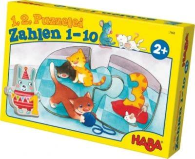 HABA 7468 1, 2, Puzzelei - Zahlen 1 - 10 1 HABA 7468 1, 2, Puzzelei - Zahlen 1 - 10