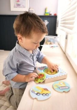 HABA 301648 Holz-Lagenpuzzle Baustelle -Haba 4333074 03