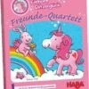 HABA 301793 Einhorn Glitzerglück Freunde-Quartett