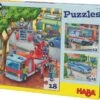 HABA 302759 Puzzles - 12/15/18 Teile - Polizei, Feuerwehr & Co.