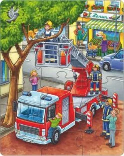 HABA 302759 Puzzles - 12/15/18 Teile - Polizei, Feuerwehr & Co. -Haba 5446186 04