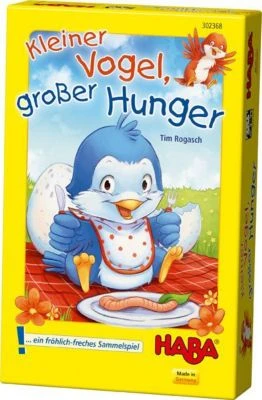 HABA 302368 Mitbringspiel Kleiner Vogel, Großer Hunger 1 HABA 302368 Mitbringspiel Kleiner Vogel, Großer Hunger