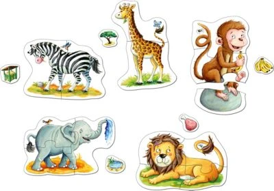 HABA 303703 Meine Ersten Puzzles - Zootiere 2 HABA 303703 Meine Ersten Puzzles - Zootiere – Bild 2