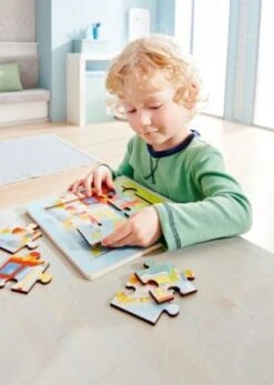 HABA 303770 Holzrahmen-Puzzle 9 Teile - Feuerwehr 5 HABA 303770 Holzrahmen-Puzzle 9 Teile - Feuerwehr -Haba 8616918 03